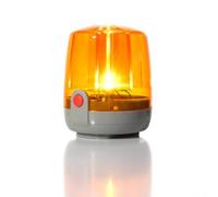 Rolly Toys rollyFlashlight (naranja, luz intermitente con soporte de montaje, para vehículos infantiles, funciona con pilas) 409556