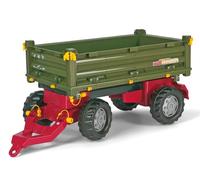 Rolly Toys Schneider 12 500 5 - Remolque (2 ejes, volquete a 3 lados, 88 cm), color verde , Modelos/colores Surtidos, 1 Unidad