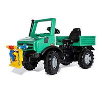 Rolly Toys Unimog Forst 038244 038244 - Coche de Pedales para Coche a Partir de 3 años, con neumáticos silenciosos y luz Intermitente, Color Verde Menta