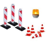 rollytoys- Rolly Toys Juego de Accesorios (Compuesto por 3 rollyBake, 1 rollyFlashlight, 4 rollyPylons) 401468, Color Rojo (Franz Schneider GmbH & Co. KG