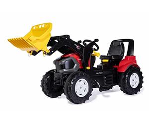 rollytoys-Tretfahrzeuge Rolly Toys Tractor de Pedales RollyFarmtrac Premium Lindner, FL (para niños de Aprox. 3 - 8 años, con Carga Frontal, Barra antivuelco y neumáticos silenciosos), Large 730117