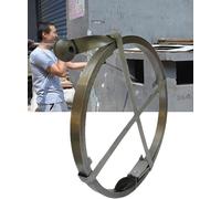 Rolo de acero flexible para calentar la serpiente, Manual limpiador de desagües con cinta de acero for desagües exteriores, 10-20 m