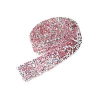Rolo de colores DIY, decoración del hogar, 1 rollo de cinta autoadhesiva con diamantes de imitación de cristal, aplicador de cinta adhesiva for manualidades, papel de regalo(Pink)