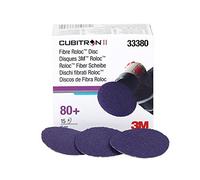 LogisAtuo Discos De Fibra Roloc 3M™ Cubitron™ II, 50mm Grano 80+