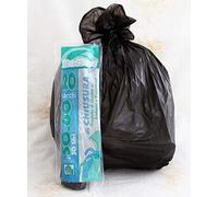 Rolsac - Cagliplast Rollo ecológico con sobre Externo, Negro, 180 gr