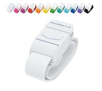 ROLSELEY Torniquete Médico de Calidad con Hebilla de Liberación Rápida y Banda Elástica de Poliéster sin Látex para Enfermero, Matrona, Paramédico, Flebotomista, Estudiante de Medicina y Médico (BLANCO)