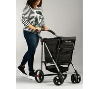 Rolser - BAS001-1023 bolsa de compras Negro Bolsa para carrito de la compra