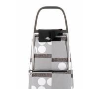 Rolser - I-Max Logos Negro, Gris, Blanco Bolsa para carrito de la compra