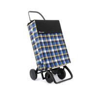 Rolser - JEA036-1023 bolsa de compras Negro, Azul Bolsa para carrito de la compra