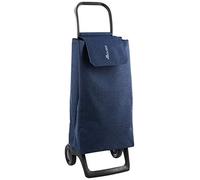 Rolser JET038 Carro de Compra 40 litros, Acrílico, Azul Marino, 50x50x50 cm