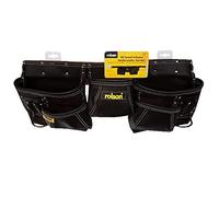 Rolson 68870 - Doble bolsillo único herramienta cinturón, Marrón