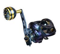 Rolto de baitcasting con rodamientos a y relación 7.2: 1, diseño antierosión | Potente baitcaster con alta tracción para deportes, agua o mar