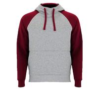 ROLY 12424-BADET-GRIS Granate-XL - Sudadera Badet Unisex Dos Colores Capucha Mujer Color: Gris Granate Talla: XL