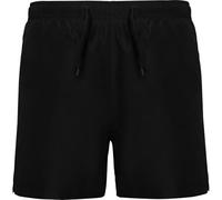 ROLY Aqua Bañador Hombre 2 Bolsillos Laterales Cordón Ajustable al Tono Bolsillo Trasero con Tapeta y Ojal de desagüe Negro 02 M