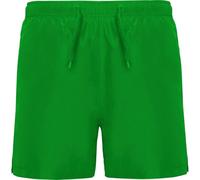 ROLY Aqua Bañador Hombre 2 Bolsillos Laterales Cordón Ajustable al Tono Bolsillo Trasero con Tapeta y Ojal de desagüe Verde Helecho 226 L