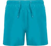 ROLY Aqua Bañador Hombre 2 Bolsillos Laterales Cordón Ajustable al Tono Bolsillo Trasero con Tapeta y Ojal de desagüe Turquesa 12 L