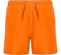 ROLY Aqua Bañador Hombre 2 Bolsillos Laterales Cordón Ajustable al Tono Bolsillo Trasero con Tapeta y Ojal de desagüe Naranja FLÚOR 223 L