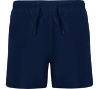 ROLY Aqua Bañador Hombre 2 Bolsillos Laterales Cordón Ajustable al Tono Bolsillo Trasero con Tapeta y Ojal de desagüe Azul Marino 55 XXL