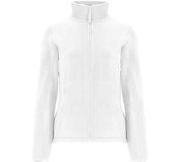 Roly Artic - Chaqueta de forro polar con cremallera completa para mujer, blanco, M