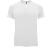 ROLY Camiseta Bahrain 0407 Camiseta Manga Corta técnica niño Tejido Contro Dry (FR/ES, Edad, 8 años, Regular, Blanco 01)