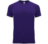ROLY Camiseta Bahrain 0407 Camiseta Manga Corta técnica niño Tejido Control Dry (FR/ES, Edad, 4 años, Regular, Morado 63)