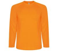 ROLY Camiseta Técnica Montecarlo 0415 Niño Manga Larga (FR/ES, Edad, 4 años, Regular, Naranja FLÚOR 223)