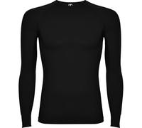 ROLY Camiseta Termica Unisex Prime 0365, Camiseta termica Hombre, Camiseta termica Mujer, Camiseta Interior, Camiseta Manga Larga (FR/ES, Letras, XL, XXL, Regular, Regular, Negro 02)