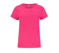 ROLY CIES - Camiseta Mujer Cies Manga Corta Algodón 100% Mujer Color: Fucsia Talla: S
