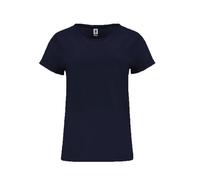 ROLY CIES - Camiseta Mujer Cies Manga Corta Algodón 100% Mujer Color: Marino Talla: XL