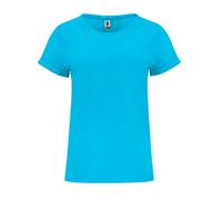 ROLY CIES - Camiseta Mujer Cies Manga Corta Algodón 100% Mujer Color: Turquesa Talla: S