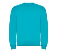 ROLY Clasica-N - Sudadera Niños Básica Niñas Color: Turquesa Talla: 7 años