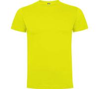 ROLY Dogo Premium 6502 Camiseta 100% algodón Unisex Lima LIMÓN 118 M