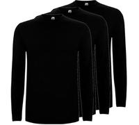 Roly Pack de Camisetas Hombre Extreme, Camiseta Manga Larga Hombre, 100% Algodón, Ideal para Todas Las Estaciones, Confort y Estilo en Cada Uso (FR/ES, Letras, M, Regular, Regular, 3, Negro)