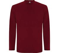 Roly Pack de Camisetas Hombre Extreme, Camiseta Manga Larga Hombre, 100% Algodón, Ideal para Todas Las Estaciones, Confort y Estilo en Cada Uso (FR/ES, Letras, M, Regular, Regular, 1, Granate)