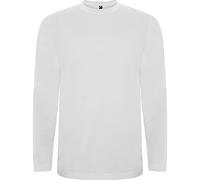Roly Pack de Camisetas Hombre Extreme, Camiseta Manga Larga Hombre, 100% Algodón, Ideal para Todas Las Estaciones, Confort y Estilo en Cada Uso (FR/ES, Letras, M, Regular, Regular, 1, Blanco)