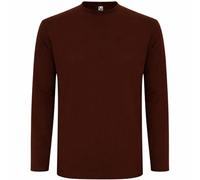 Roly Pack de Camisetas Hombre Extreme, Camiseta Manga Larga Hombre de algodón Suave, 100% Algodón, Ideal para Todas Las Estaciones, Confort y Estilo (FR/ES, Letras, M, Regular, Regular, 1, Chocolate)