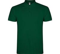 ROLY Polo Star 6638 Hombre Verde Botella 56 L