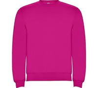 ROLY R1070 Clasica Sudadera Cuello Redondo Hombre, Rosa Orchidea, XXL