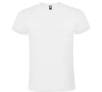 ROLY R6424 Atomic 150 - Camiseta de manga corta para hombre de algodón (Pack de 10), Color blanco., XL