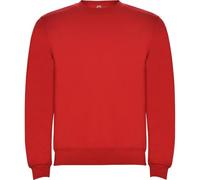 ROLY Sudadera Clásica 1070 Hombre Sin Capucha Gramaje: 280 g/m² (FR/ES, Letras, XL, Regular, Regular, Rojo 60)