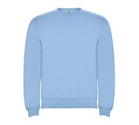 ROLY Sudadera en diseño clásico con Cuello puños y Cinturilla de Punto canalé 1x1 Clasica