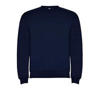 ROLY Sudadera en diseño clásico con Cuello puños y Cinturilla de Punto canalé 1x1 Clasica