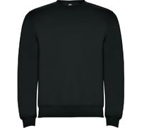 ROLY Sudadera en diseño clásico con Cuello puños y Cinturilla de Punto canalé 1x1 Clasica