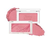 rom&nd Better THAN CHEEK S02 LYCHEE CHIPGlow Highlighter RougeGlossy Powder BlushDiscent matter Blush para todos los tipos de pielPack de 1, 3,4 g