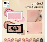 rom&nd BETTER THAN CHEEK, Textura de Polvo Fino, Mínima Caída de Polvo, Efecto de Color Natural, Maquillaje de Lujo, Cosmético Coreano, Maquillaje Coreano