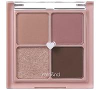 rom&nd Better Than Eyes - Paleta de sombras de ojos de 4 colores, tonos cálidos naturales para ojos, cosméticos coreanos K-Beauty 6 g/0,21 oz (02 DRY ROSE, 6 g (Pack of 1))