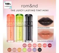 rom&nd THE JUICY LASTING TINT MINI, Textura brillante y jugosa, Ligero y no pegajoso, Maquillaje de lujo, Cosmético coreano, Maquillaje coreano