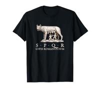 Roma Antigua Italia She-Wolf SPQR Civis Romanus Sum Camiseta