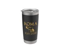 Roma Caput Mundi Loba Imperio Romano Vaso térmico de acero inoxidable de doble pared
