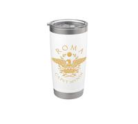 Roma Caput Mundi Roma Invicta Imperio Romano Vaso térmico de acero inoxidable de doble pared